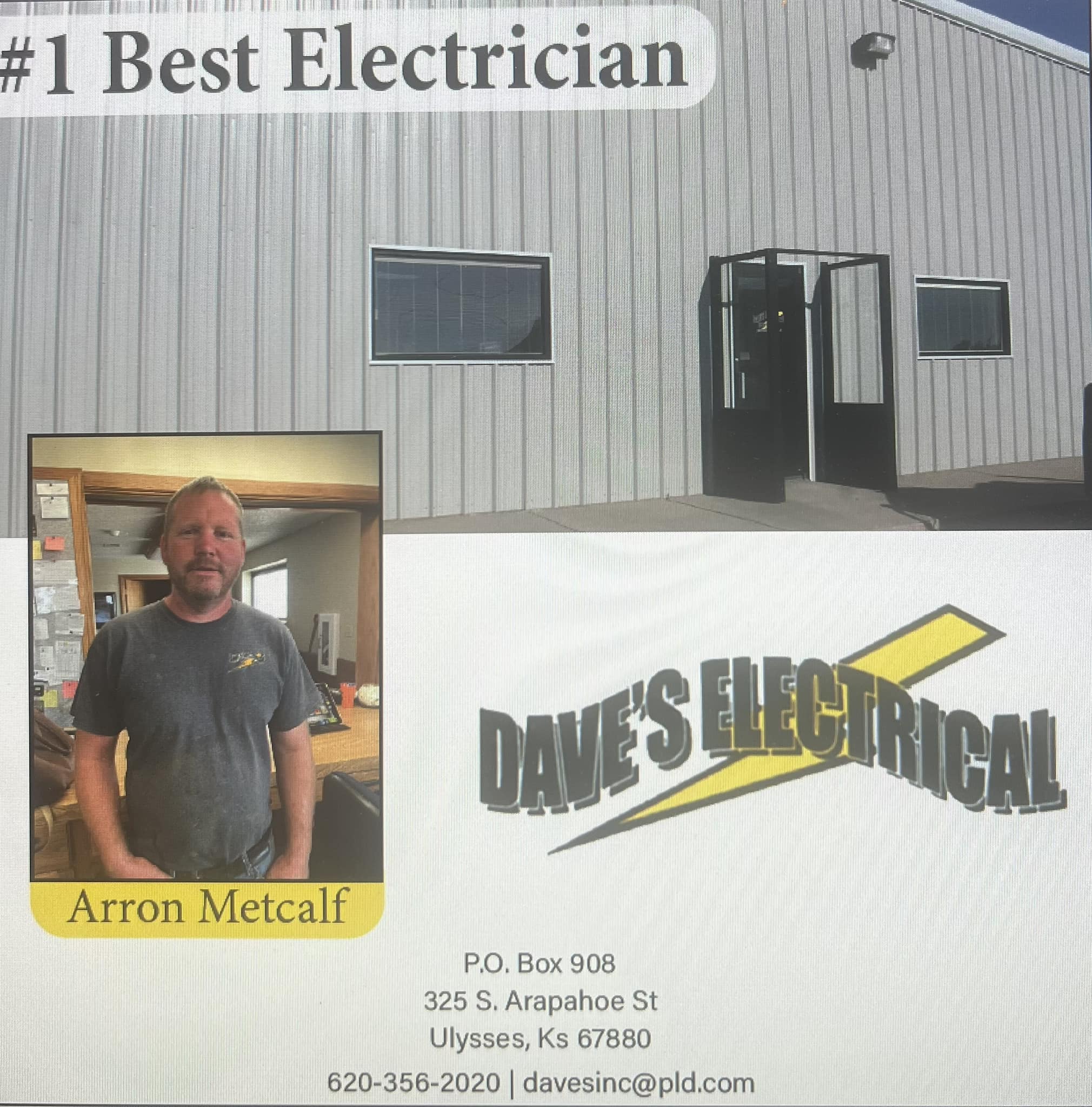 Dave's Electrical 325 S Arapahoe St, Ulysses Kansas 67880