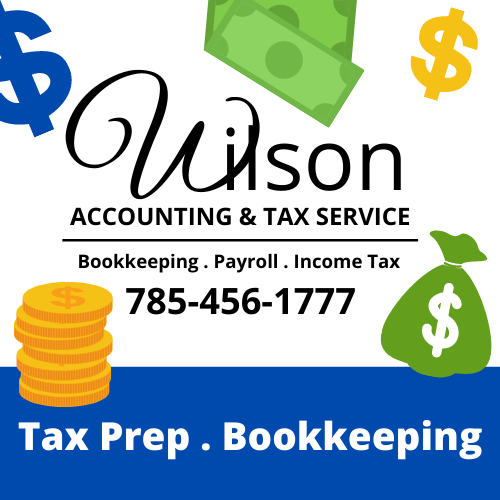 Wilson Accounting & Tax Services 406 Lincoln Ave, Wamego Kansas 66547