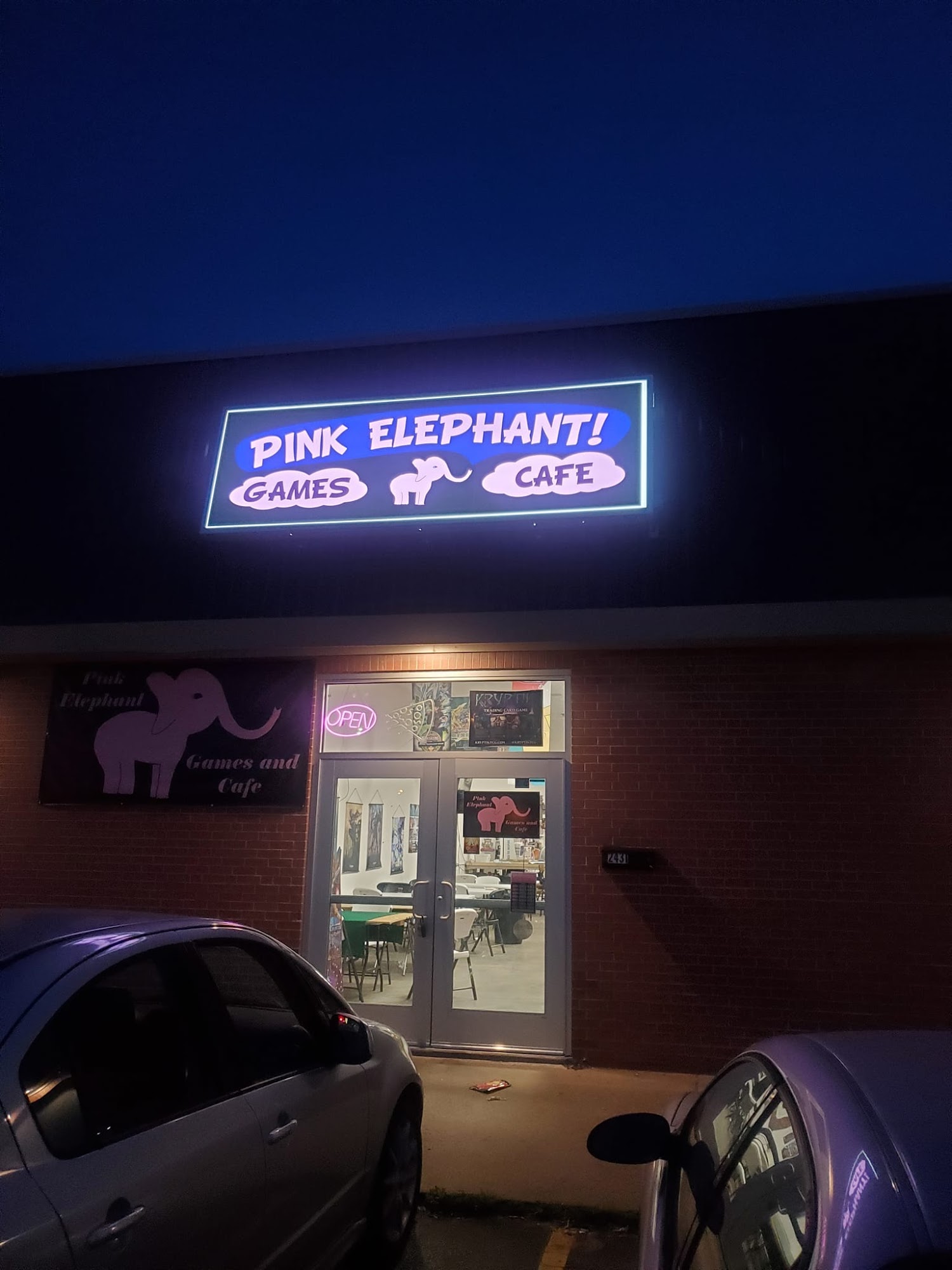 Pink Elephant Games and Cafe