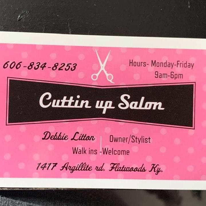 Cuttin Up Salon 1417 Argillite Rd, Flatwoods Kentucky 41139