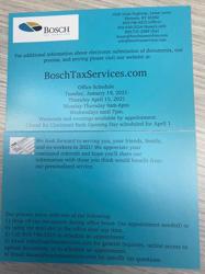 Bosch Tax Services