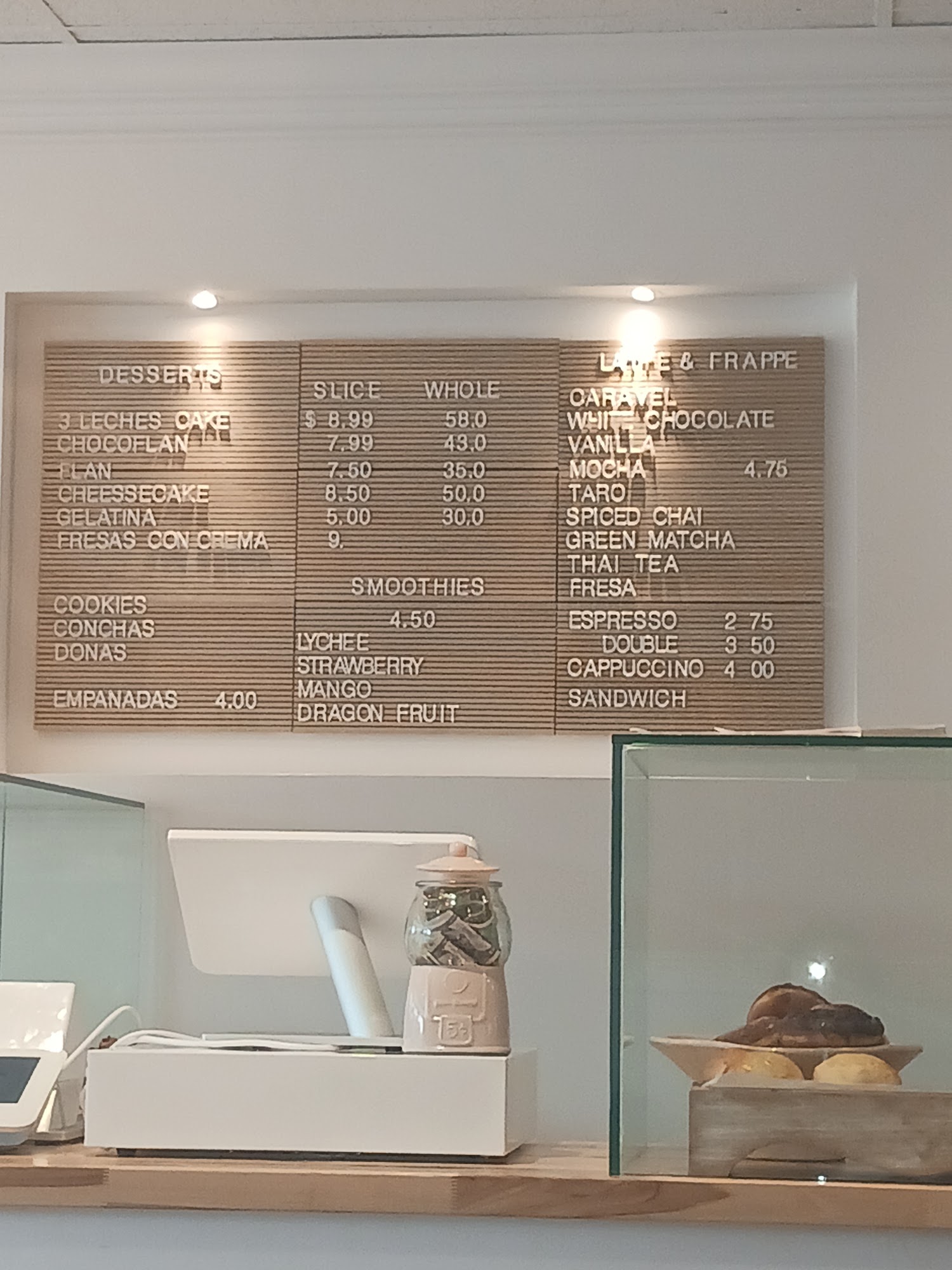 AMIEL ARTE BAKERY Menu