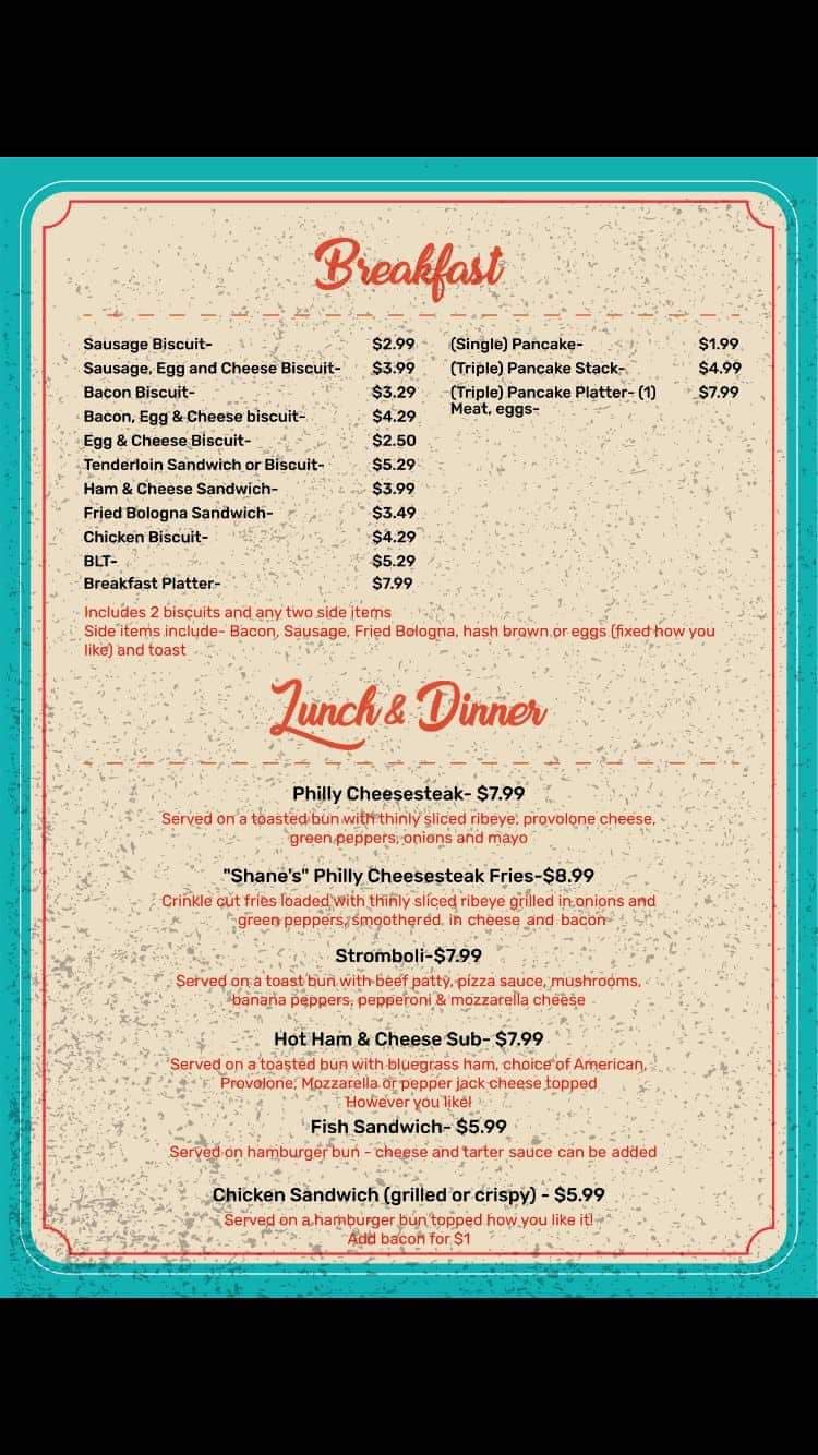 Brooklyn Belle Market Menu