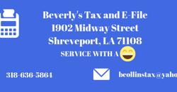 Beverly's Tax & Elec Filing