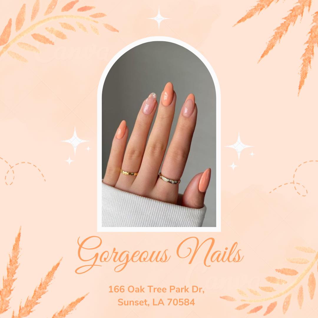 Gorgeous Nails 166 Oak Tree Park Dr, Sunset Louisiana 70584