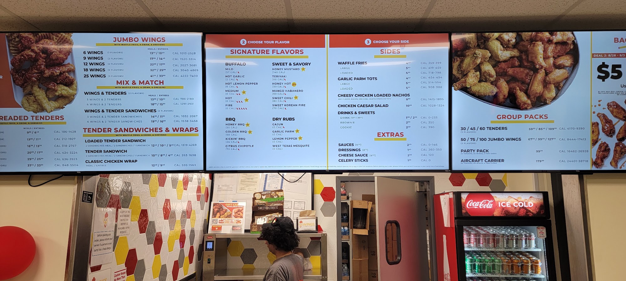 Wings Over Framingham Menu