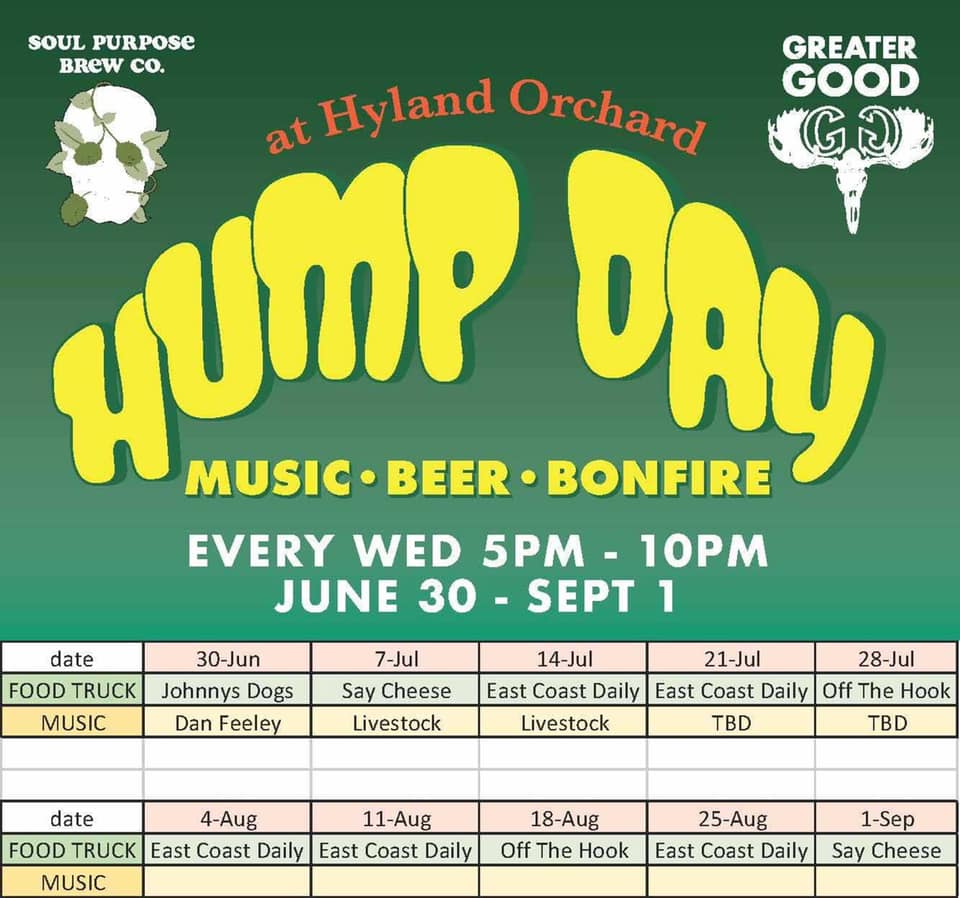 Hyland Orchard and Events Menu