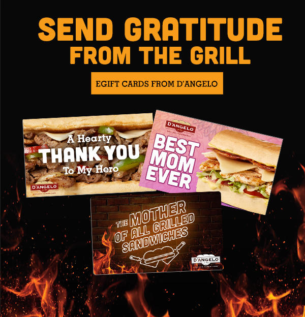 D'Angelo Grilled Sandwiches Menu