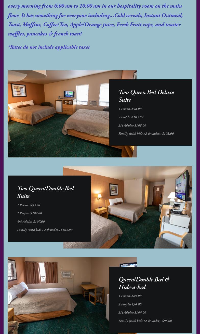 Keystone Georgies Menu