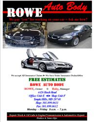 Rowe Auto Body