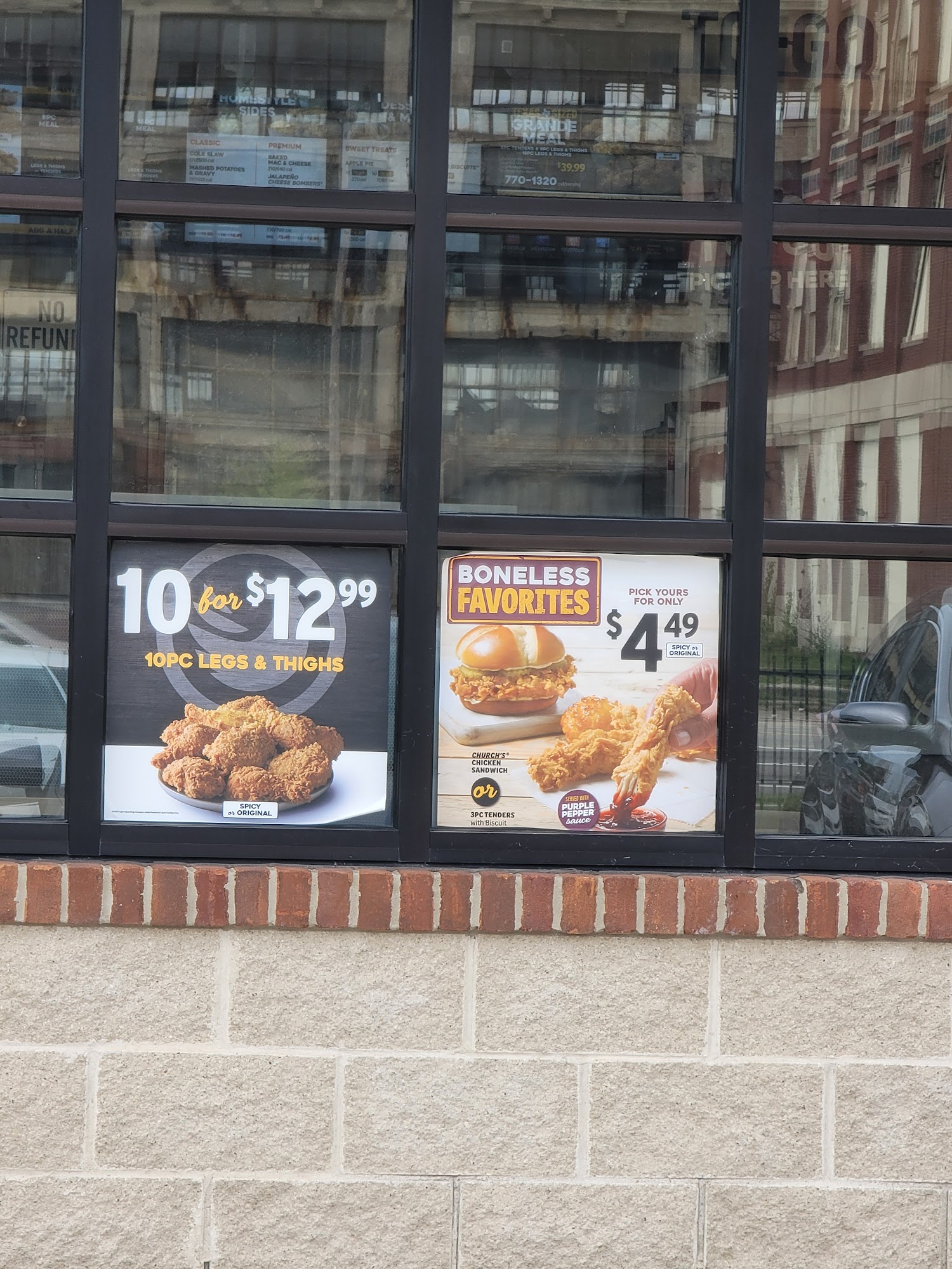 Church's Texas Chicken Menu