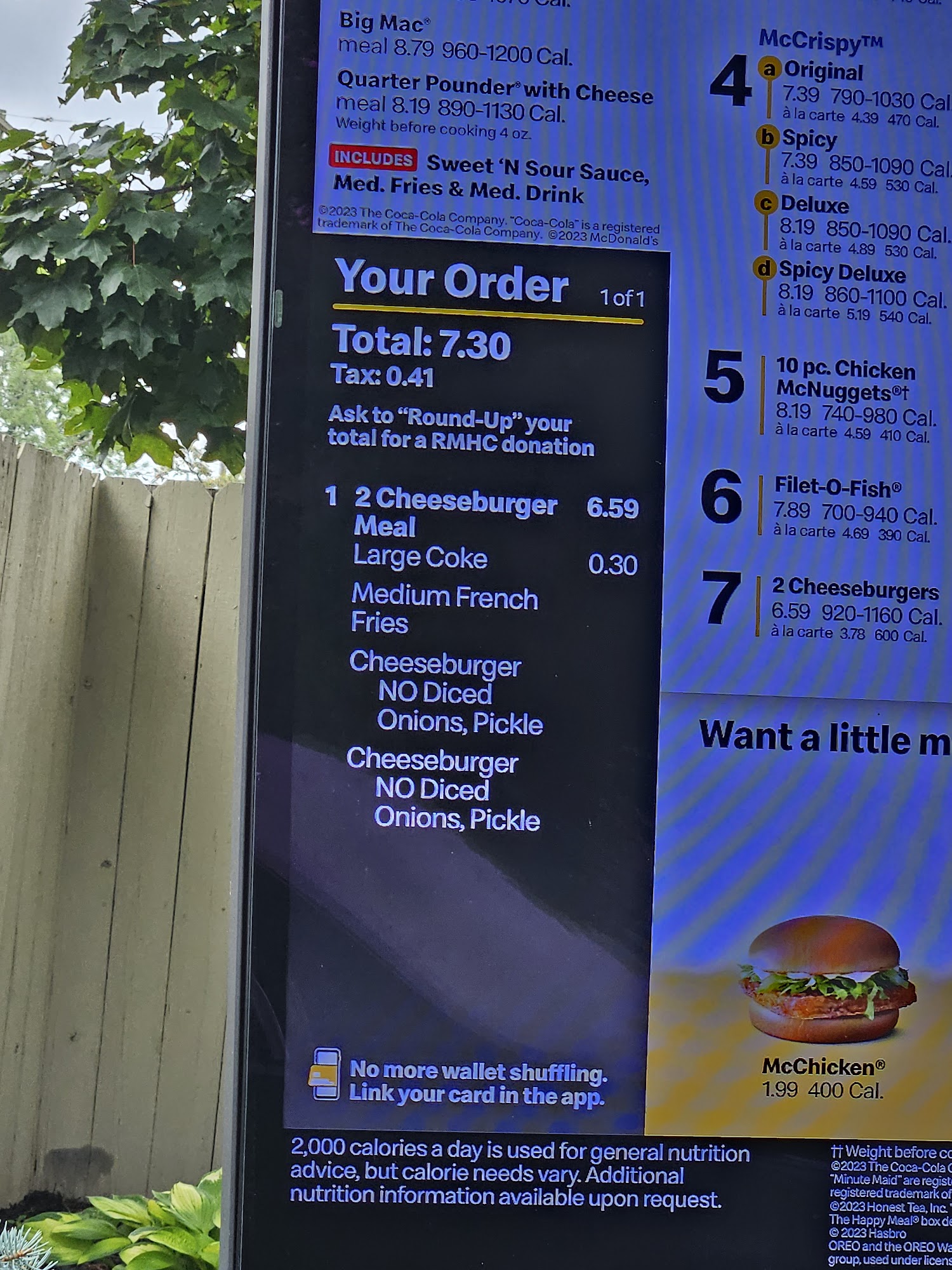 McDonald's Menu