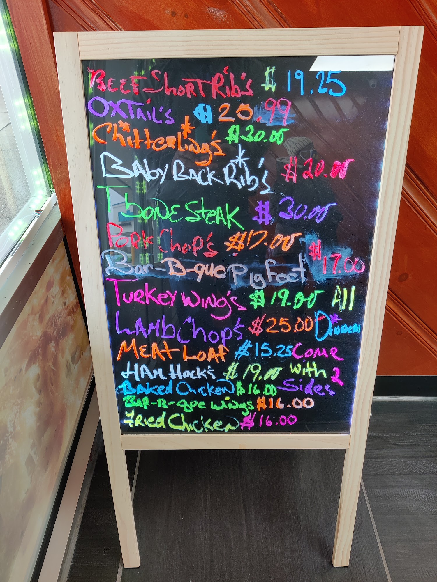 Rosco's Beans & Greens Soul Food Menu