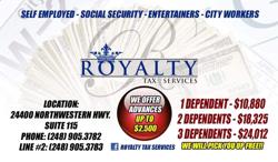 Royalty Tax Services