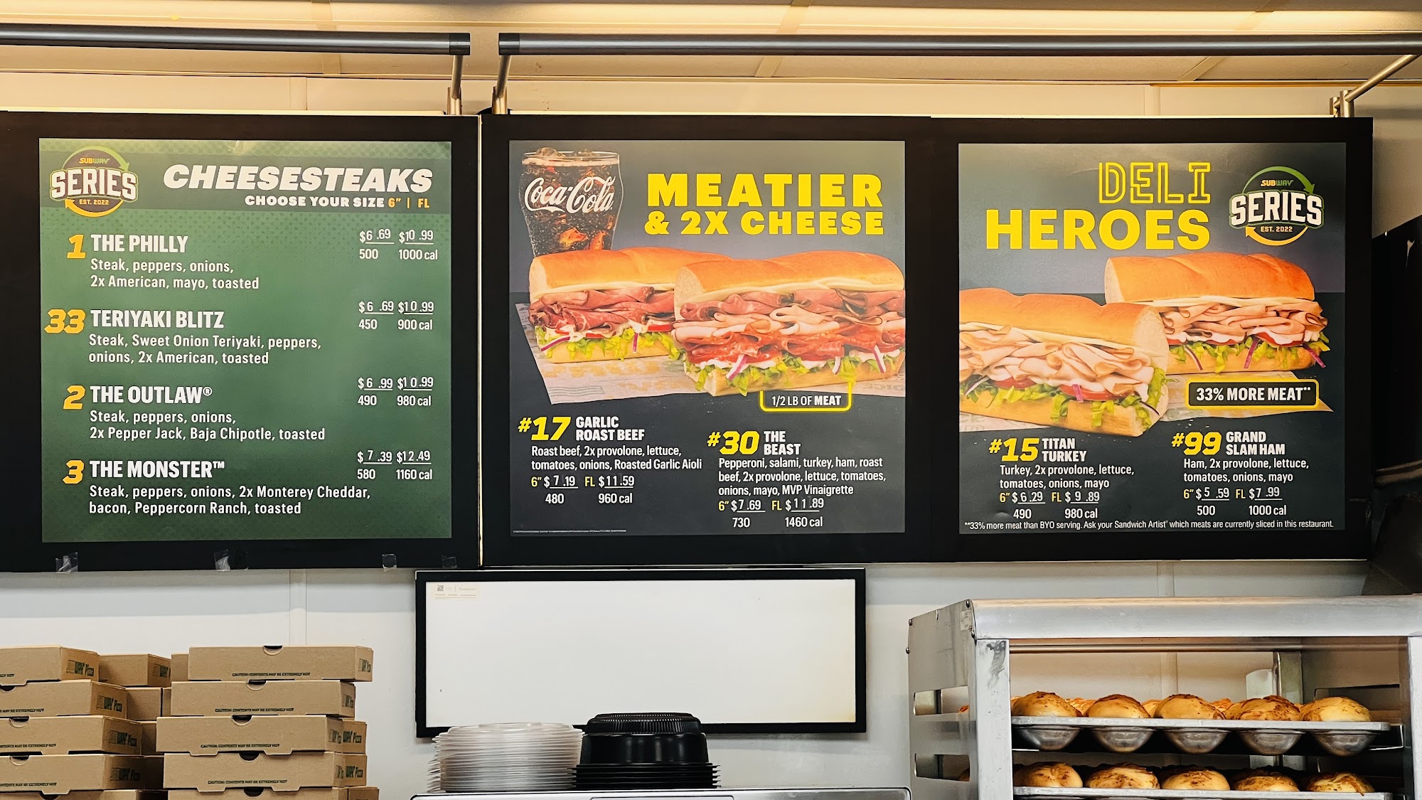 Subway Menu