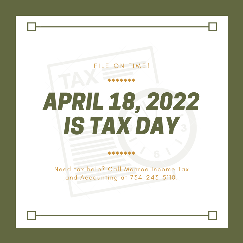 Monroe Income Tax & Accounting 5071 N Dixie Hwy, Newport Michigan 48166