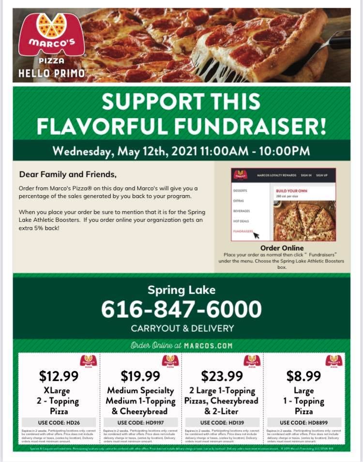 Spring Lake High School Menu