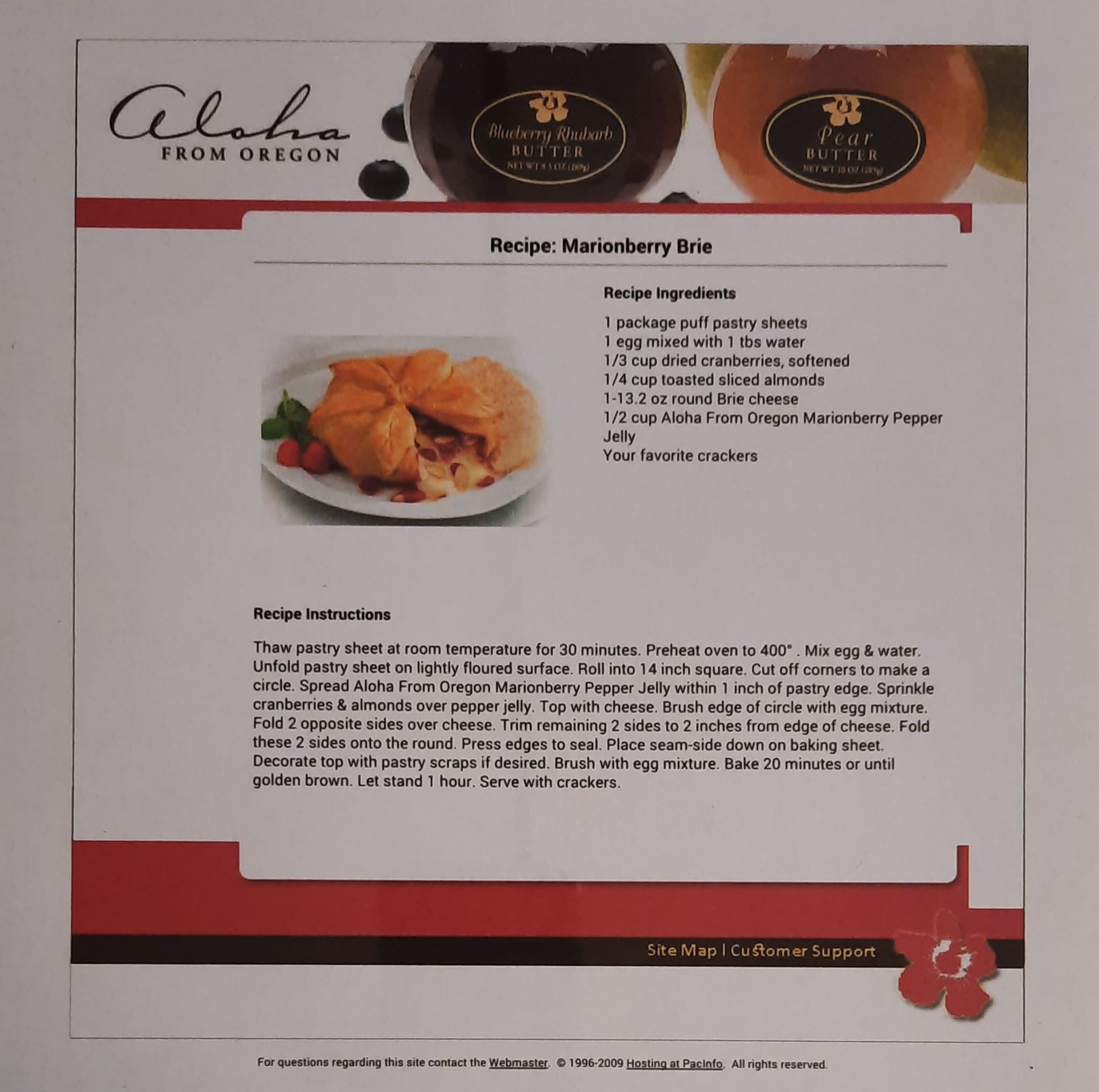 Chocolate Escape Menu