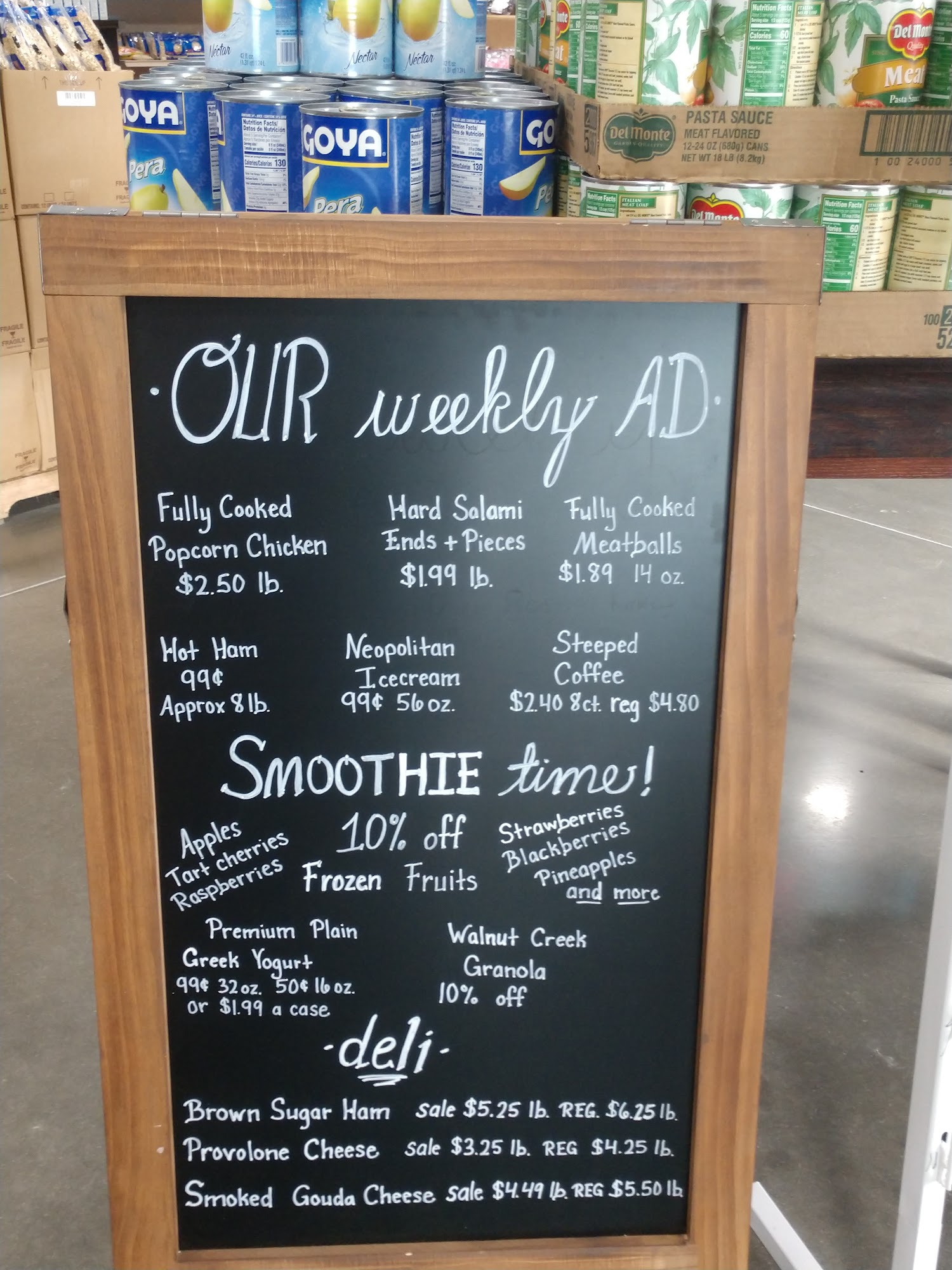 Dutch Country Store Menu