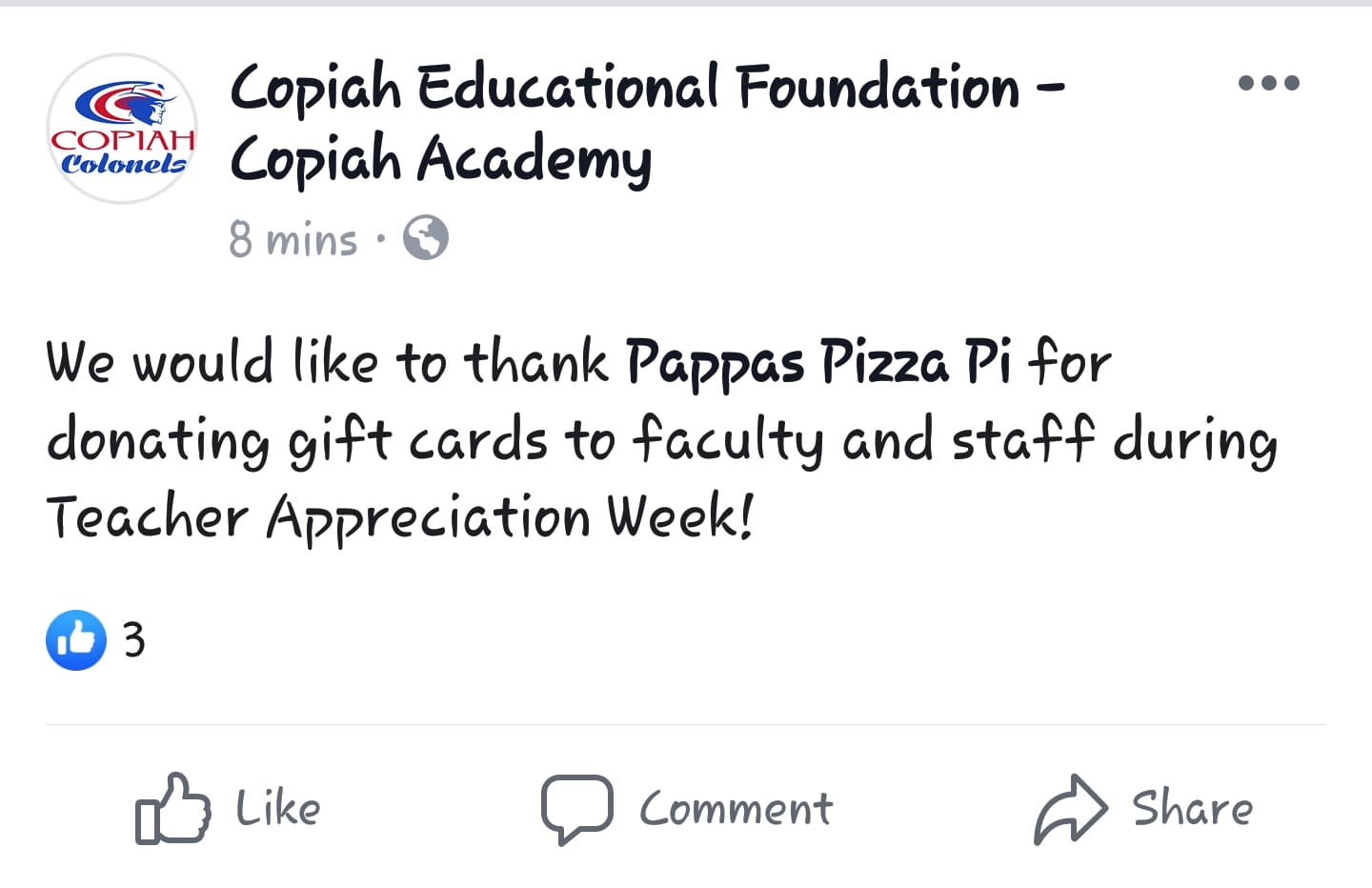 Photo credit: facebook