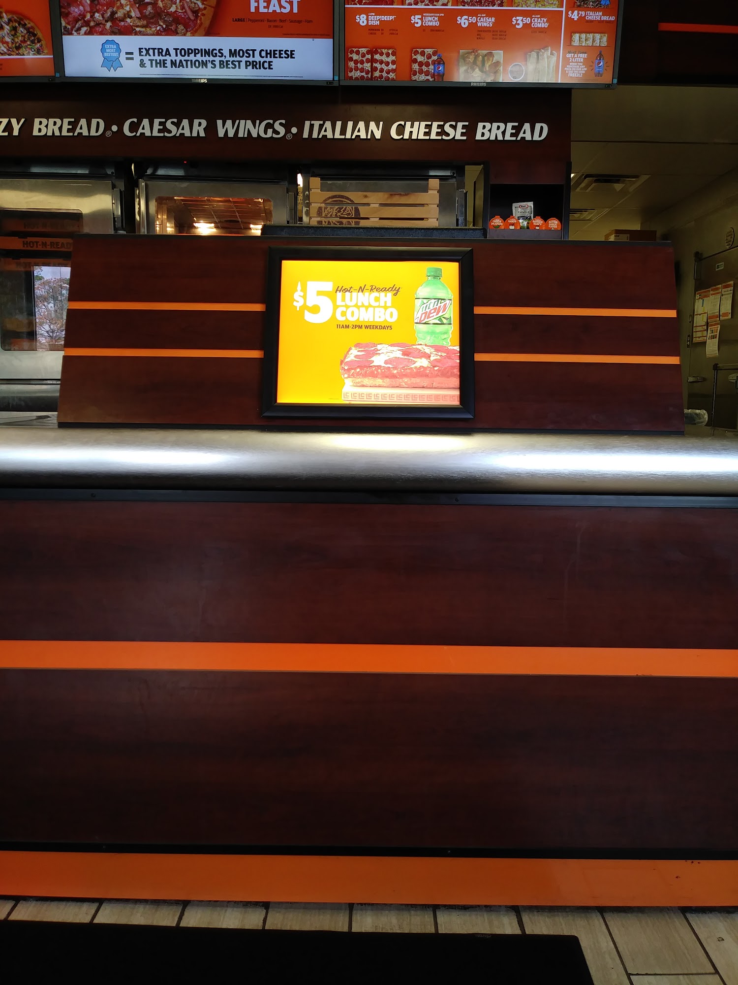 Little Caesars Pizza Menu