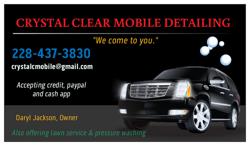 Crystal Clear Mobile Detailing and Lawn Service