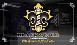 Black And Gold Barber Shop