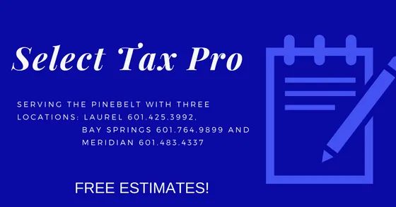 Select Tax Pro & Insurance 911 Mississippi Dr, Waynesboro Mississippi 39367