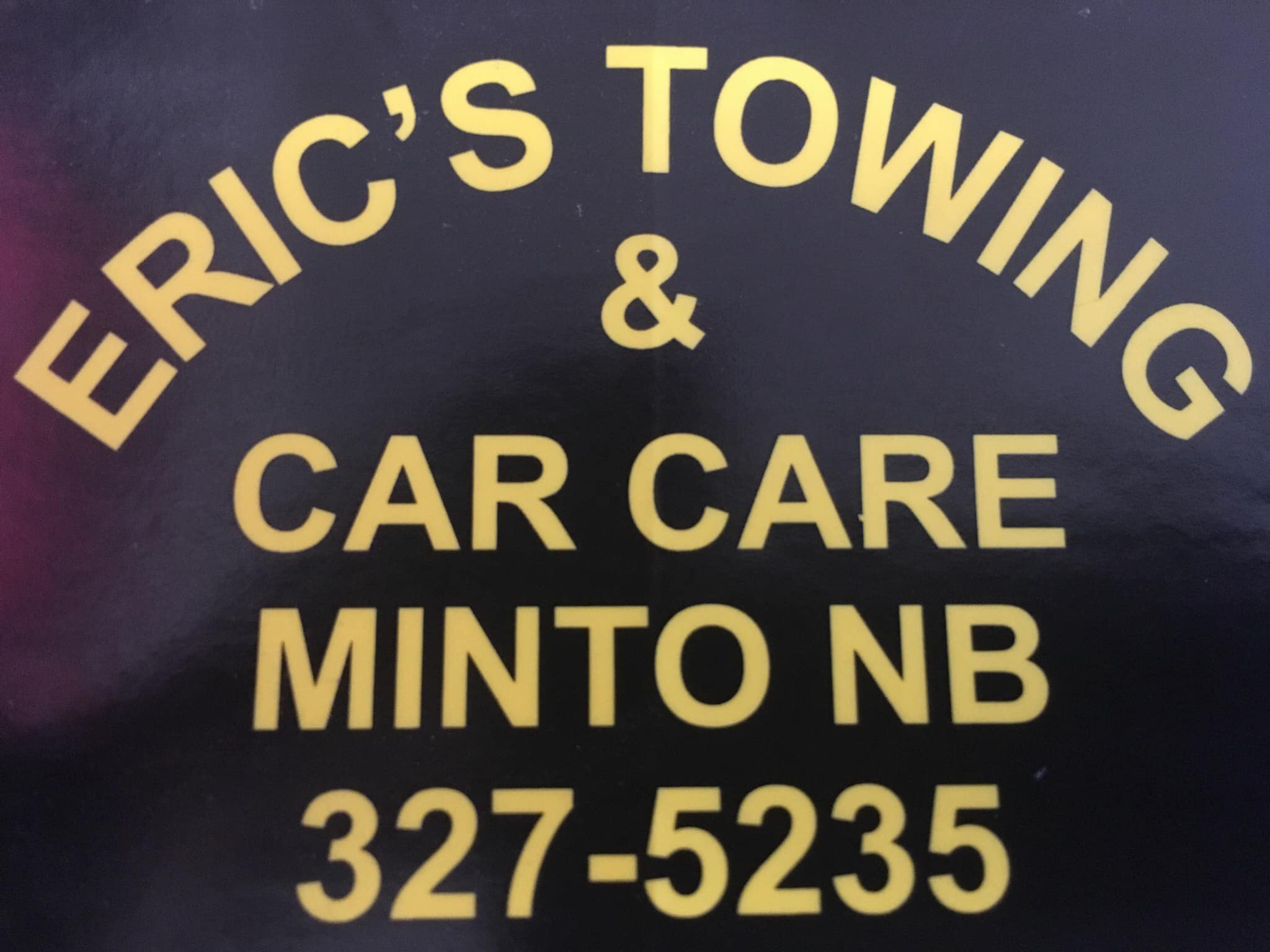 Eric's Towing & Car Care 45 Hemlock St, Minto New Brunswick E4B 3E2
