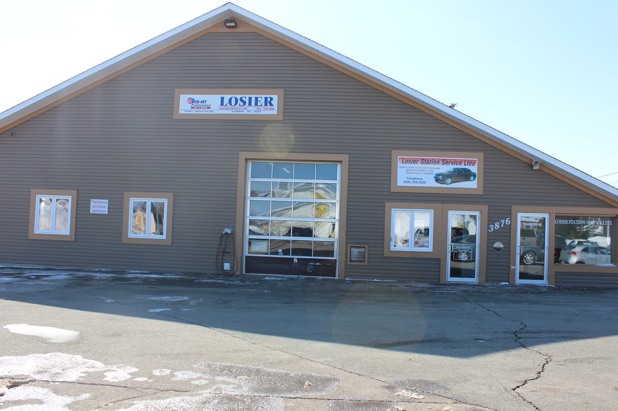 Losier Station Service Ltée 3876 Boulevard des Fondateurs, Saint-Isidore New Brunswick E8M 1C2