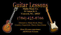 Guitar Lessons at Mullis Music