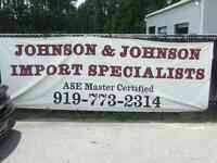 Johnson & Johnson Import & Domestic Specialists