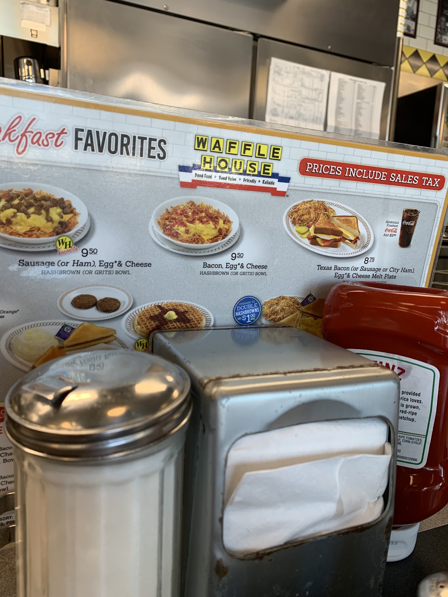 Waffle House Menu
