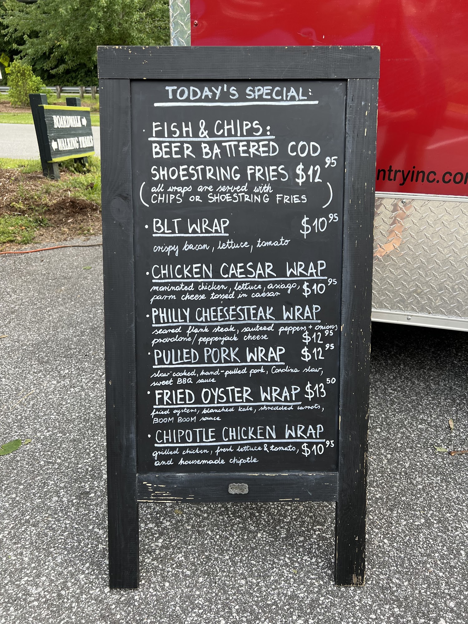 Lured On the Fly Menu