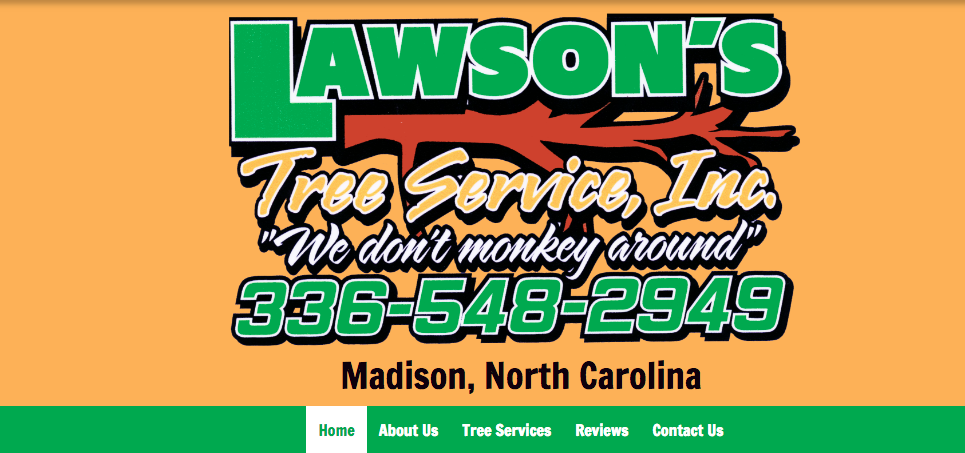 Lawson's Tree Services 7790 NC-704, Madison North Carolina 27025