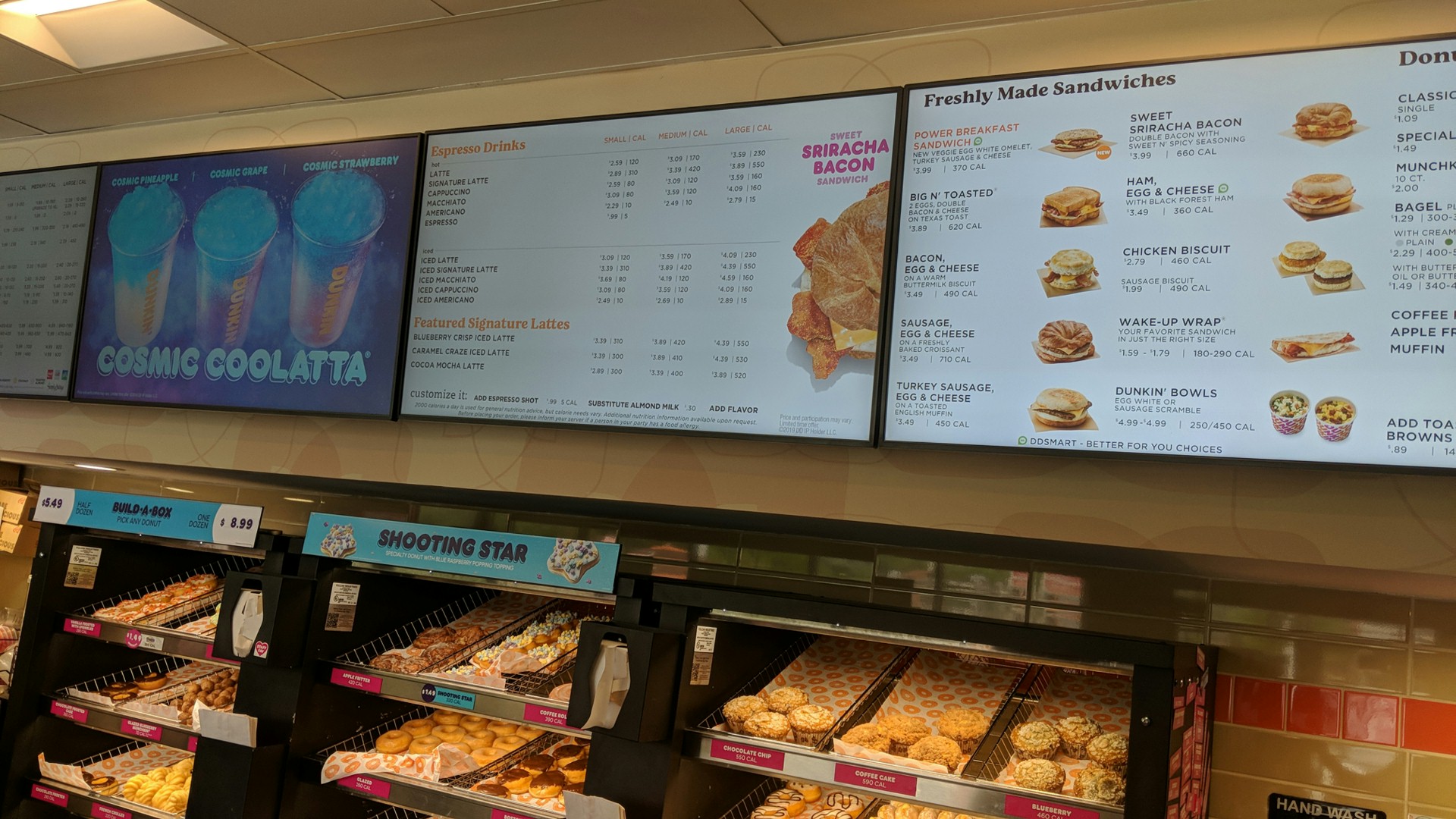 Dunkin' Menu