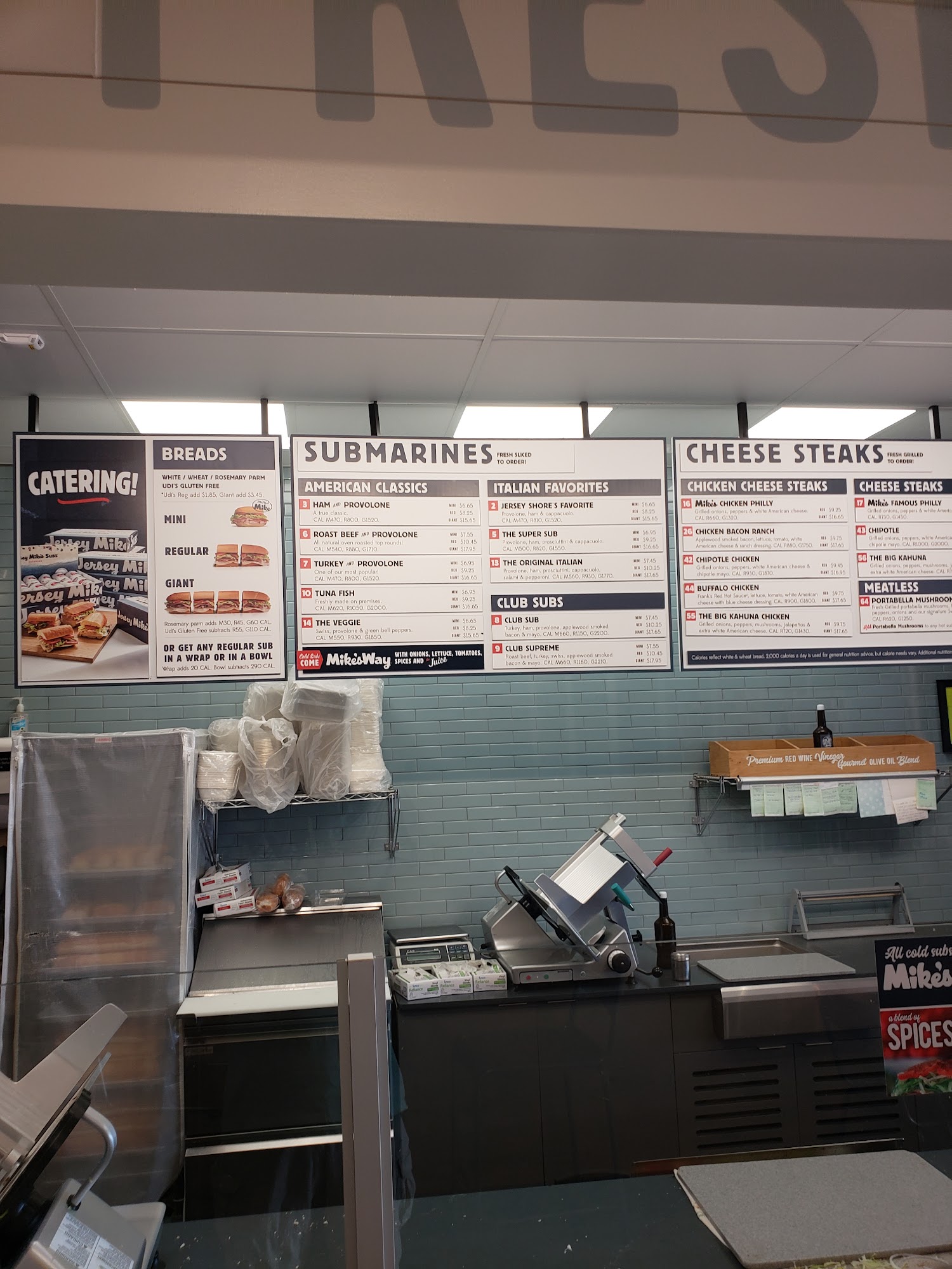 Jersey Mike's Subs Menu