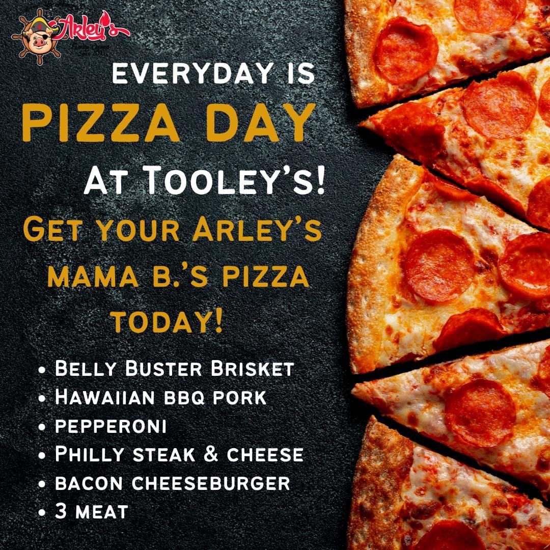 Tooley's Lounge Menu