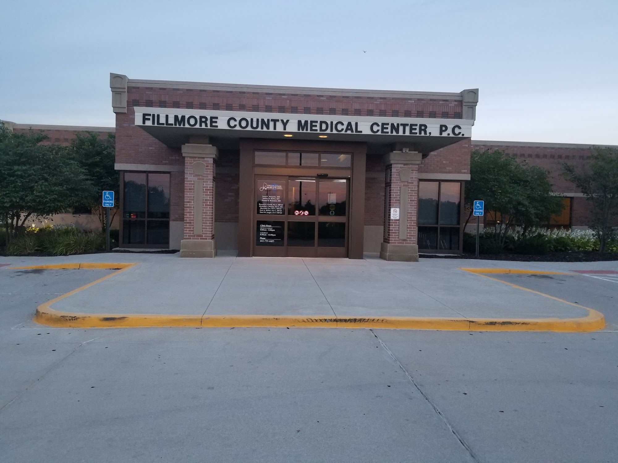 Fillmore County Medical Center 1840 F St, Geneva Nebraska 68361