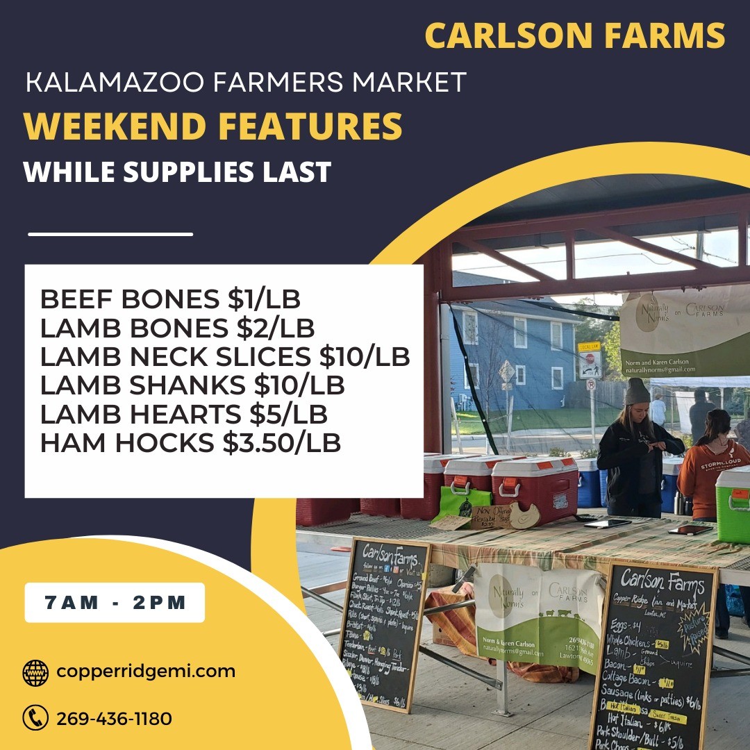 Carlson Farms Menu