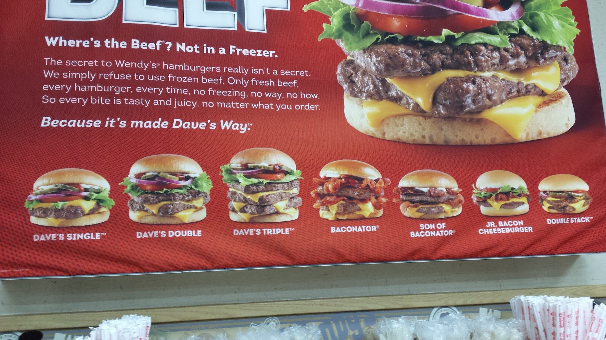 Wendy's Menu