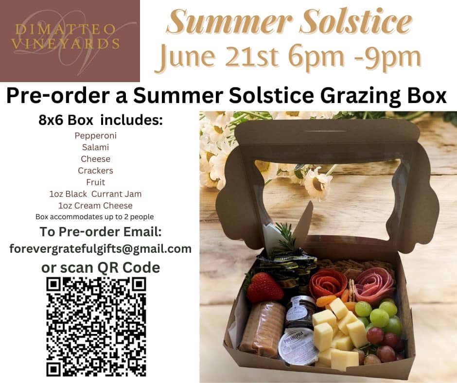 Dimatteo Vineyards Menu