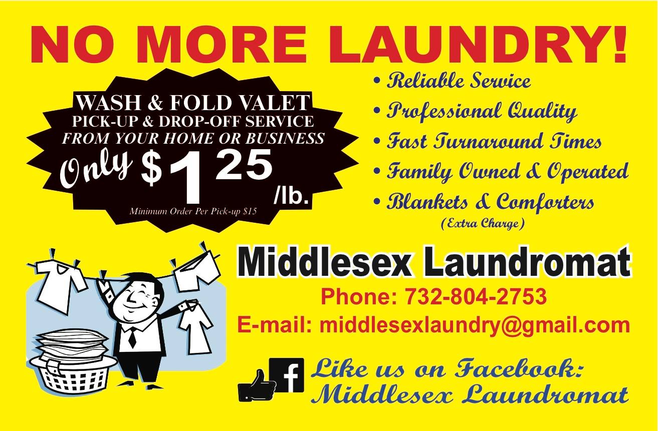 Middlesex Laundromat 136 Bound Brook Rd, Middlesex New Jersey 08846