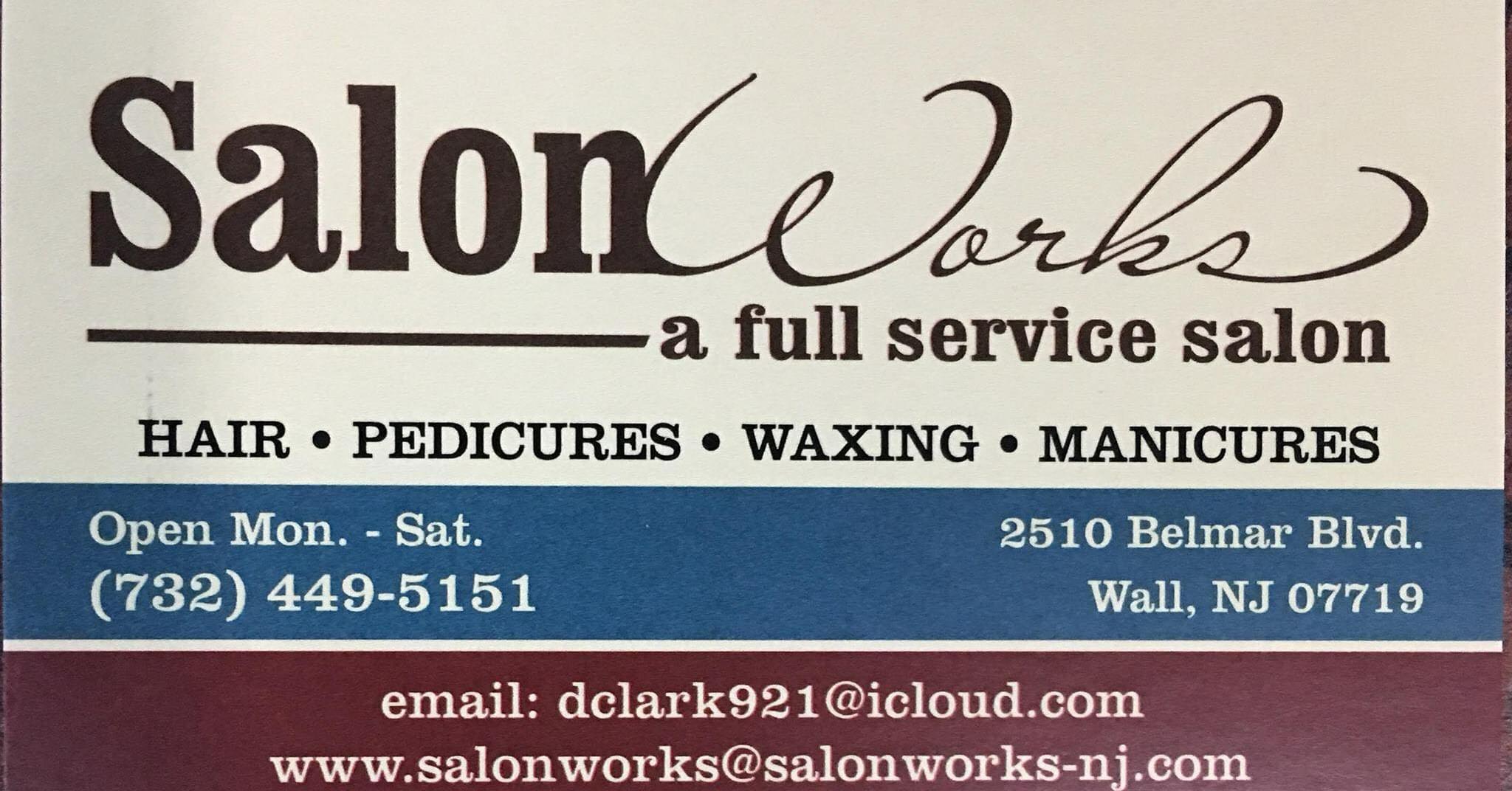 Salonworks Inc 2510 Belmar Blvd, Wall New Jersey 07719