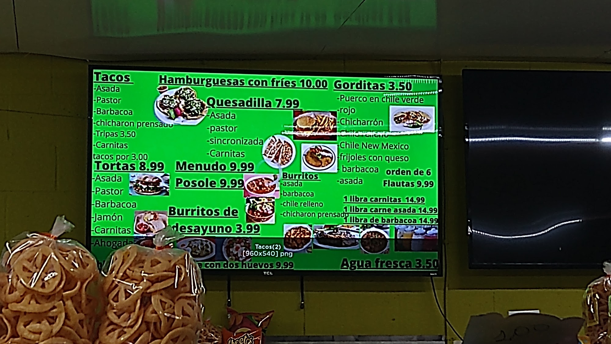 El Campesino Antojitos Mexicanos Menu
