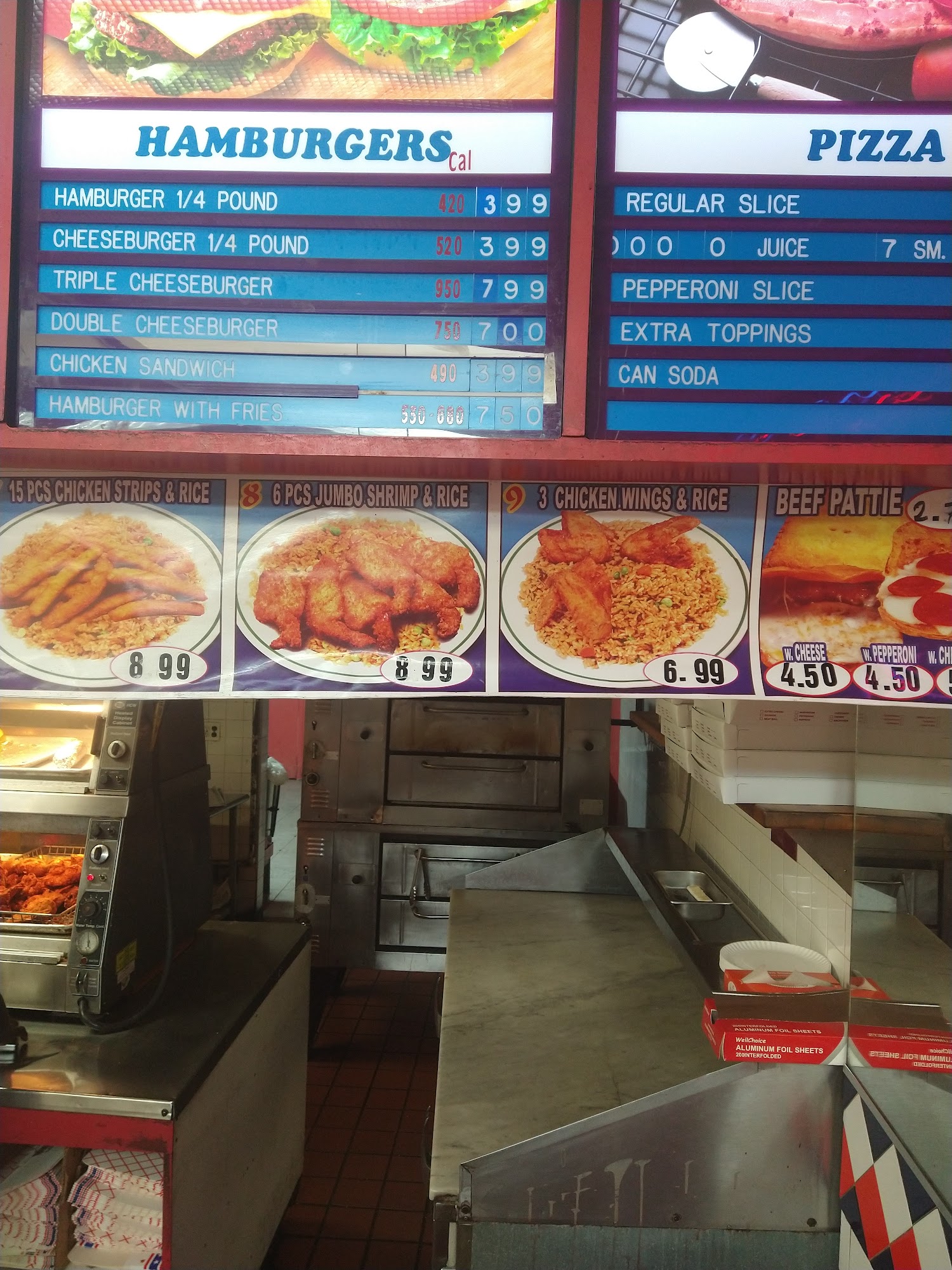 Pizza Kennedy Fried Chicken Menu