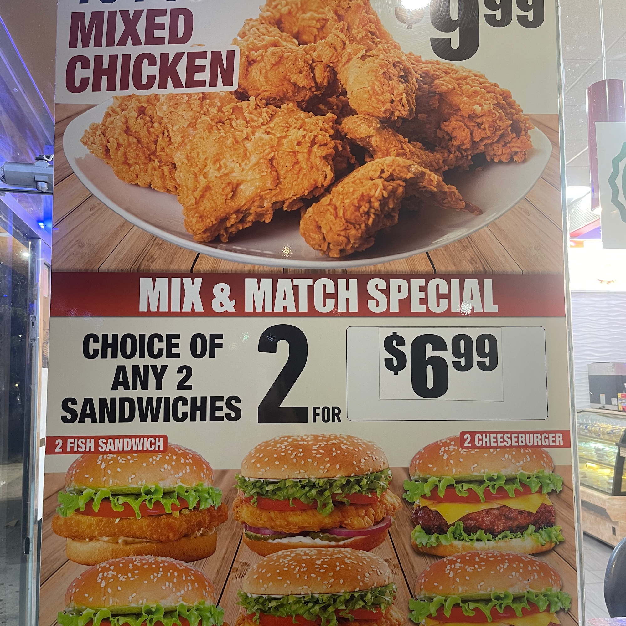 KENNEDY FRIED CHICKEN & BURGERS Menu