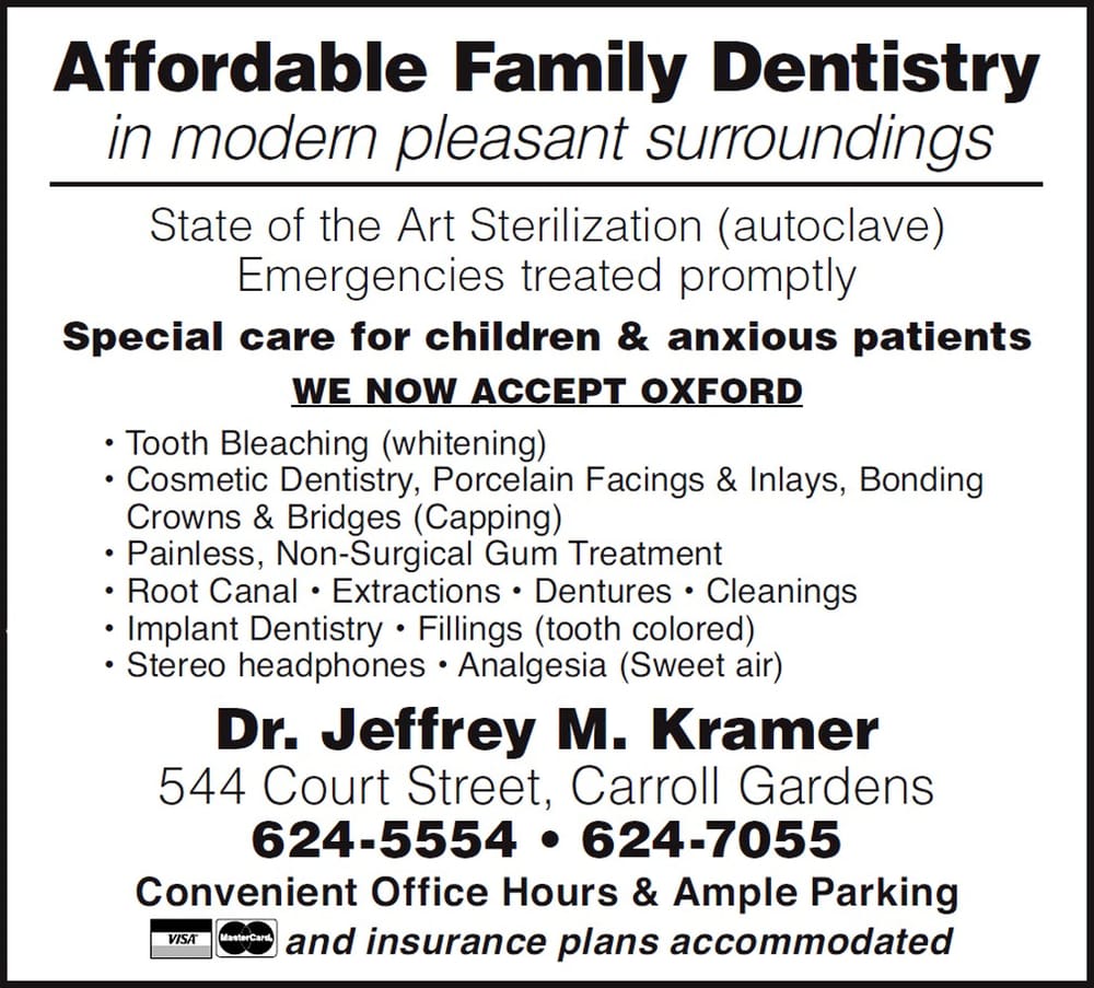 Kramer Jeffrey M DDS