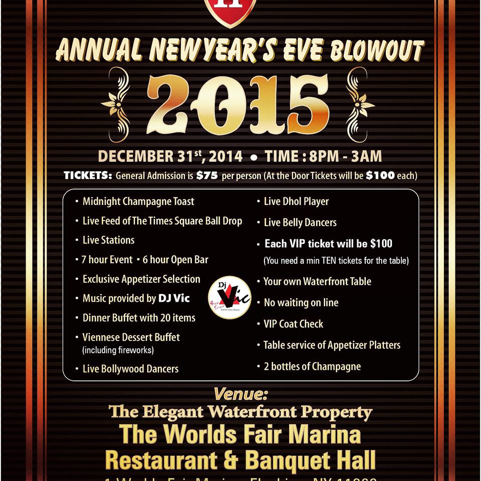 World's Fair Marina Banquet Menu