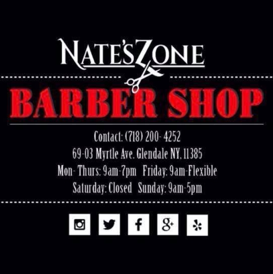 Nate's Zone Barber Shop Fade Masters 69-03 Myrtle Ave, Glendale New York 11385
